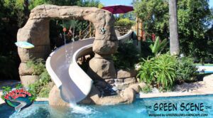 Water Slide, Pool Slide Color Clay