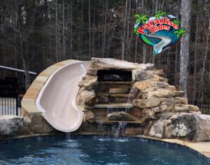 A 3 piece Pool Slide